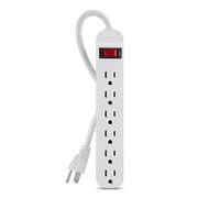 Belkin F9P609-03 limitador de tensión 6 Salidas AC 0,9 m Blanco - Regleta (6 Salidas AC, 0,9 m, Blanco, 1 Pieza(s))