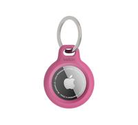 Belkin funda para AirTag con llavero protector Secure Holder, cubierta protectora, protector para Air Tag con borde elevado antiarañazos , rosa, Normal