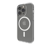 Belkin funda para iPhone 14 Pro, magnética transparente para iPhone 14 con imanes y borde realzado para proteger la cámara, compatible con la carga inalámbrica MagSafe.