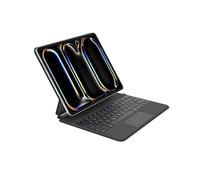 Belkin Funda para teclado Pro con soporte magnético, teclado Bluetooth retroiluminado, controles multigestos, compatibilidad de almacenamiento magnético de Apple Pencil y teclas multimedia para iPad