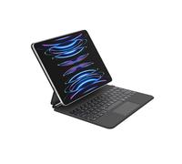 Belkin Funda para teclado Pro con soporte magnético, teclado Bluetooth retroiluminado, controles multigestos, compatibilidad de almacenamiento magnético de Apple Pencil y teclas multimedia para iPad