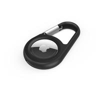 Belkin Funda Secure Holder para AirTag con mosquetón, Cobertura Protectora para AirTag con Defensa antiarañazos (Negro)