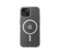 Belkin carcasa SheerForce para móvil compatible con MagSafe y tratada con revestimiento adicional, funda para iPhone 15 Pro Max con imanes integrados, borde elevado para proteger la pantalla y cámara