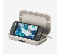 Belkin Gaming Funda de Carga Pro para Nintendo Switch 2, Power Bank Extraíble 10000mAh, Funda de Transporte con Batería Externa y Soporte, Bolsillo de AirTag, Almacenamiento para 12 Juegos - Beis