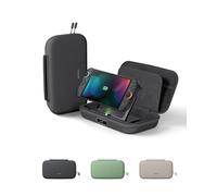 Belkin Gaming Funda de Carga Pro para Nintendo Switch 2, Power Bank Extraíble 10K, Funda de Transporte con Batería Externa y Soporte, Bolsillo de AirTag, Almacenamien