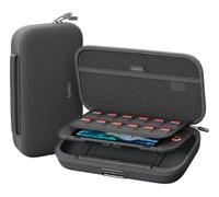 Belkin Gaming Funda de Carga Pro para Nintendo Switch 2, Power Bank Extraíble 10K, Funda de Transporte con Batería Externa y Soporte, Bolsillo de AirTag, Almacenamien