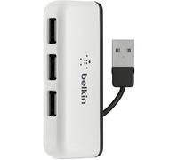 Belkin - Hub de Viaje 4 Puertos USB 2.0 Blanco