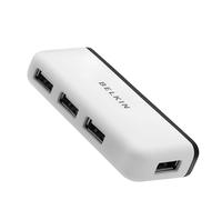 Belkin, Hub de Viaje USB 2.0 para Ordenador con 4 Puertos Rápido y Práctico