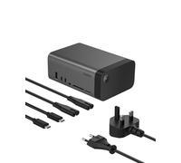 Belkin Hub USB-C, Base Dock USB c 11 en 1 Pro GAN 150 W, Docking Station con USB-C, USB-A, Ethernet, SD, MicroSD, Puerto 3,5 mm, Puertos HDMI 4K para Tres monitores, Compatible con MacBook Pro y más