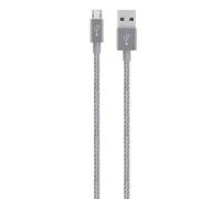 Belkin Mixit F2CU021bt04-GRY - Cable micro-USB para Samsung Galaxy S7 y S7 Edge, gris metálico