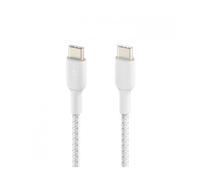 Belkin Pack de 2 cables de carga reforzados USB-C/USB-C PD 60W 2M, Blanco