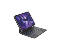 Belkin Pro - Funda para Teclado con función magnética, retroiluminada, Teclas táctiles multipunto, Compartimento para Apple Pencil, Teclado inalámbrico AZERTY para iPad M4 Pro 11"