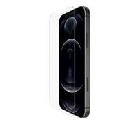 Belkin Protector de pantalla antimicrobiano TemperedGlass para iPhone 12 Pro Max (defensa avanzada que reduce el crecimiento bacteriano hasta en un 99%), transparente