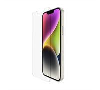 Belkin Protector de Pantalla UltraGlass para iPhone 14,13,13 Pro, Cristal Templado, Tratado con un Agente Antimicrobiano, Aplicación sin Burbujas con la Bandeja, Grado 9H Resistencia