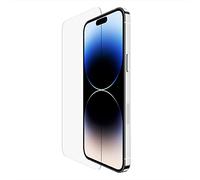 Belkin protector de pantalla UltraGlass para iPhone 14 Pro Max, cristal templado, tratado con un agente antimicrobiano, grado 9H resistencia