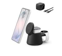 Belkin Qi2.2 - Estación de carga inalámbrica magnética de 25 W, cargador Samsung 3 en 1