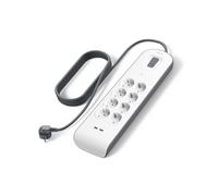 Belkin BSV804VF2M limitador de tensión Blanco 8 salidas AC 2 m