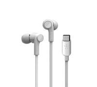 Belkin ROCKSTAR Auriculares Alámbrico Dentro de oído Llamadas/Música USB-C Blanco