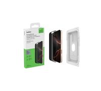 Belkin ScreenForce InvisiGlass Privacy Protector de Pantalla Privacidad para iPhone 16 Pro, resiste arañazos, fácil instalación sin burbujas, vidrio reciclado, antiespía, protector para iPhone 16 Pro