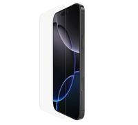 Belkin ScreenForce InvisiGlass protector de pantalla para iPhone 16 Pro Max, protección contra arañazos e impactos, instalación sin burbujas, fabricado con vidrio reciclado para iPhone 16 Pro Max