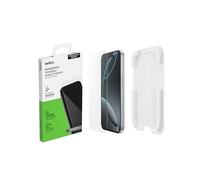 Belkin ScreenForce InvisiGlass Protector Pantalla iPhone 17 Pro, Cristal Reciclado, Protección contra Impactos y Arañazos, Bandeja de Alineación Fácil, Instalación Sin Burbujas, Compatible con Fundas