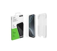 Belkin ScreenForce InvisiGlass Protector Pantalla iPhone 17 Pro Max, Cristal Reciclado, Protección Impactos y Arañazos, Bandeja de Alineación Fácil, Instalación Sin Burbujas, Compatible con Fundas