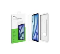Belkin ScreenForce protector de pantalla para iPad Air de 11″, vidrio templado con grado 9 H de resistencia, 0,33 mm de grosor, antiarañazos, instalación fácil, compatible con fundas y Apple Pencil