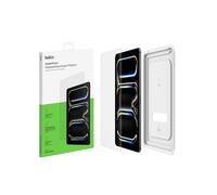 Belkin ScreenForce protector de pantalla para iPhone Pro de 13″, vidrio templado con grado 9 H de resistencia, 0,33 mm de grosor, antiarañazos, instalación fácil, compatible con fundas y Apple Pencil