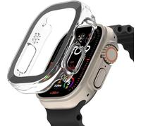 Belkin ScreenForce TemperedCurve protector de pantalla 2 en 1 para Apple Watch Ultra y Ultra 2 con borde envolvente, película 3D fina de vidrio templado, accesorio para Apple Watch - transparente