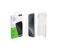 Belkin ScreenForce UltraGlass 2 Protector Pantalla iPhone Aire, Película Protectora Frente a Impactos y Arañazos con Bandeja de Alineación Fácil para Instalación Sin Burbujas, Cristal Reciclado