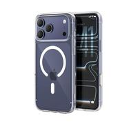 Belkin SheerForce Clear Funda iPhone 17 Pro MAX Compatible con MagSafe, Ultrafina, Revestimiento Antiarañazos, Acoplamiento Magnético, Carcasa Resistente a los Golpes para iPhone, Transparente