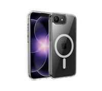 Belkin SheerForce Clear Lite Funda Magnética para iPhone 17e y iPhone 16e, Compatible con MagSafe, Bordes Realzados, Protección Grado Militar contra Caídas, Agarre Lateral Seguro, Transparente
