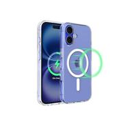 Belkin SheerForce Funda para iPhone 16, Carcasa para móvil Compatible con MagSafe, Fina y con Revestimiento antiarañazos, Cubierta Protectora y magnética, no se amarillea, antigolpes, Transparente