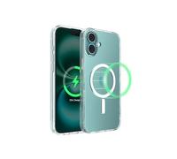 Belkin SheerForce Funda para iPhone 16 Plus, Carcasa para móvil Compatible con MagSafe, Ultrafina y con Revestimiento antiarañazos, Cubierta magnética, no se amarillea, antigolpes, Transparente