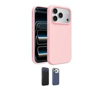 Belkin SheerForce Protect Funda iPhone 17 Pro Compatible con MagSafe, Ultrafina con Revestimiento Antiarañazos, Acoplamiento Magnético, Carcasa iPhone Transparente y Resistente a los Golpes- Rosa