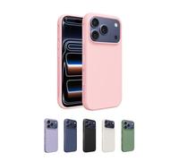 Belkin SheerForce Protect Funda iPhone 17 Pro MAX Compatible con MagSafe, Ultrafina con Revestimiento Antiarañazos, Acoplamiento Magnético, Carcasa iPhone Transparente y Resistente a los Golpes- Rosa
