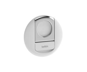 Belkin soporte de iPhone con MagSafe para portátiles Mac con sencillo y rápido acoplamiento magnético para usar la cámara de continuidad, compatible con iPhone 16, 15, 14, 13, 12, MacBook Pro, Air