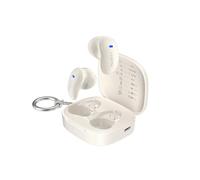 Belkin SoundForm Anywhere Auriculares Inalambricos Bluetooth, Cascos Inalámbricos Ligeros para Dormir De Lado con Confort, Bluetooth 6.0, 26 Horas De Autonomía, Resistencia IPX4, Crema