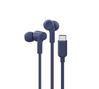 Belkin SoundForm Auriculares con Cable y Conector USB-C, Cascos internos con micrófono, Auriculares intraurales para iPhone 16/15, iPad Mini, Galaxy S24, Android y más con USB-C, Azule