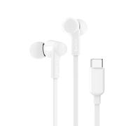 Belkin SoundForm auriculares In Ear con cable y conector USB-C, cascos internos con micrófono, auriculares intraurales para iPad mini, Pro, Air, Samsung Galaxy, Pixel, otros Android con USB-C, blancos