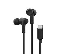Belkin SoundForm auriculares intraurales con cable y conector USB-C, cascos internos con micrófono, para iPad mini, Pro, Air, Samsung Galaxy, Pixel y otros Android con USB-C, negros
