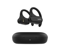 Belkin SoundForm ClearFit Auriculares Inalámbricos Deportivos Open-Ear, diseño Abierto de Gancho, Resistencia IPX5 al Agua y Sudor, Cascos Bluetooth para Correr, Montar en Bicicleta y Entrenar, Negro