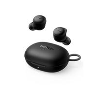 Belkin SoundForm Isolate Auriculares Inalámbricos Bluetooth, ANC, Negro | Cascos ANC Híbrida, IPX5 de Resistencia al Sudor, iPhone, iPad, Galaxy y Pixel, Cancelación de Ruido y Clear Call Quality