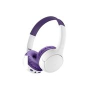 Belkin SoundForm Mini 2 Auriculares Inalámbricos Bluetooth para Niños, Cascos Inalámbricos de Diadema, 55 h de Reproducción, Límite de Volumen a 85 dB, Micrófono, iPhone, iPad, Galaxy, Morado