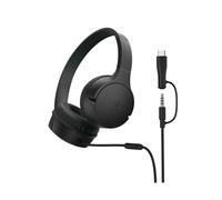 Belkin SoundForm Mini - Auriculares con Cable para niños con USB C a 3.5 mm, micrófono Integrado y calcomanías Divertidas, Volumen máximo de 85 dB, para Aprendizaje en línea, Viajes, Compatible con