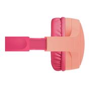 Belkin auriculares inalámbricos para niños SoundForm Mini con micrófono, cascos supraaurales para la enseñanza en línea, la escuela y viajar, compatibles con iPhone, iPad, Galaxy y otros, rosa
