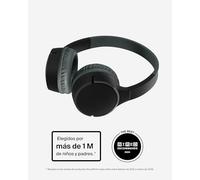 Belkin SoundForm Mini Auriculares inalámbricos para niños con micrófono, on Ear, 30 Horas de autonomía y Adhesivos, Cascos supraaurales para enseñanza en línea y Viajar, iPhone, iPad o Galaxy, Negro