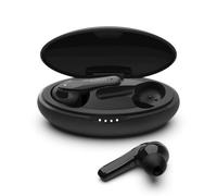 Belkin SoundForm Move Plus Auriculares Inalámbricos Negros con Estuche de Carga Inalámbrica