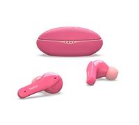 Belkin SOUNDFORM Nano, auriculares True Wireless para niños, volumen limitado a 85 dB, enseñanza virtual, certificación IPX5, 24 horas de autonomía, para iPhone, iPad, Kindle, Pixel y otros, rosa
