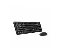 Belkin Teclado y Ratón Inalámbricos con Receptor USB-A, Kit de Teclado QWERTY y Ratón Ergonómico, para la casa o la Oficina, Compatibles con portátiles y PC de Escritorio Windows, baterías Incluidas